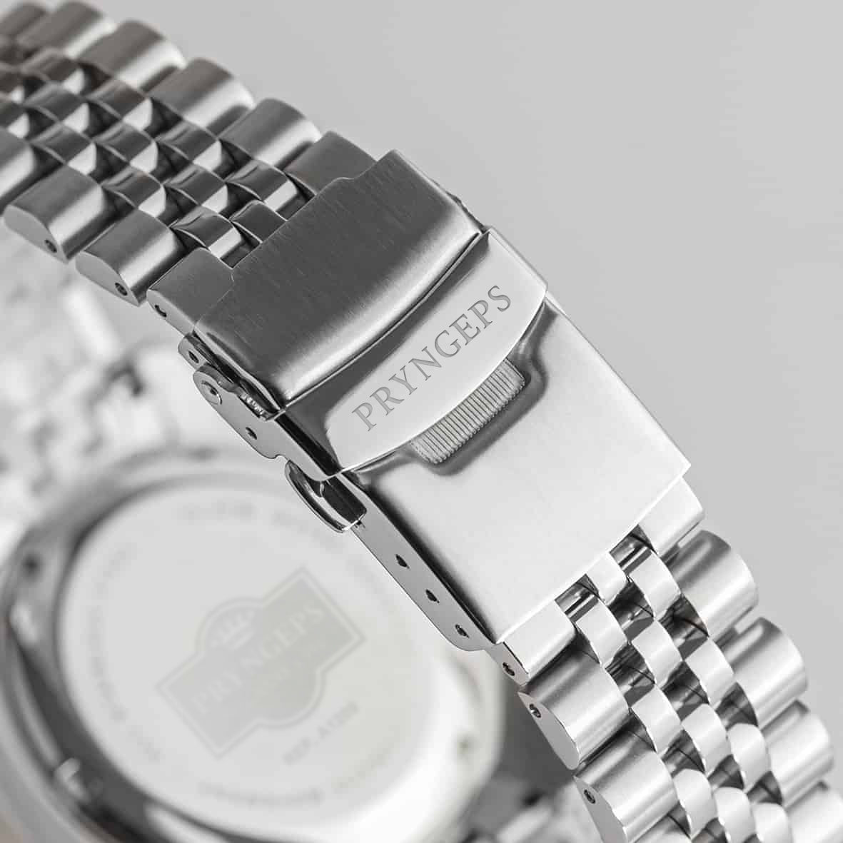 Orologio uomo in acciaio con quadrante in pietra naturale turchese cassa simile Role x