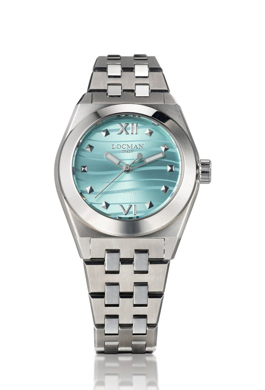 Orologio donna LOCMAN in titanio quadrante tiffany leggerissimo al polso