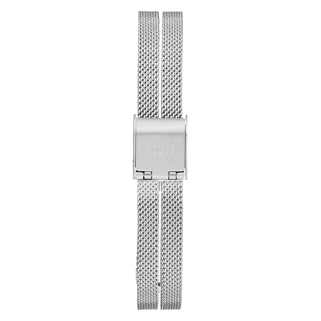 Orologio donna in acciaio Guess doppia maglia milano sottile quadrante madreperla