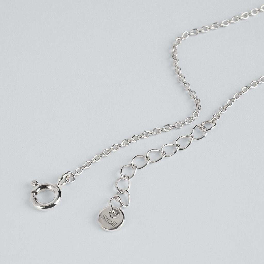 Collana elegante con pietre zirconi in argento 925 anallergico Stroili