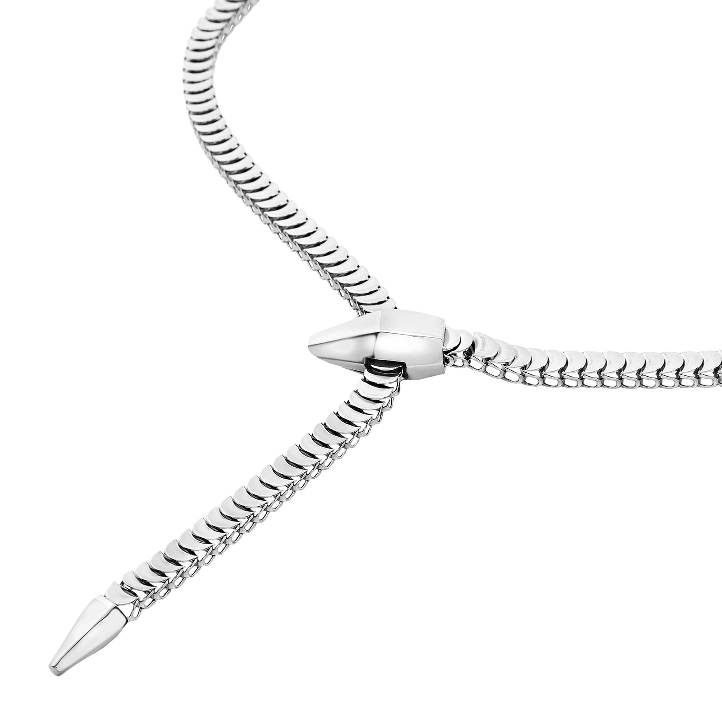 Collana serpente in acciaio regolabile Breil