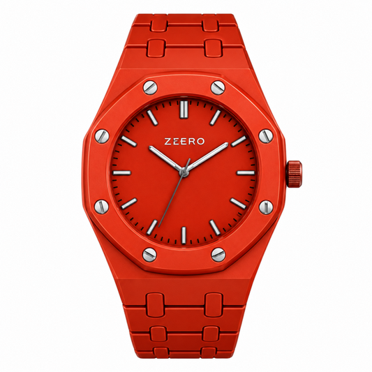 Orologio uomo in policarbonato rosso red passion modello Audermars PIguet ZZERO